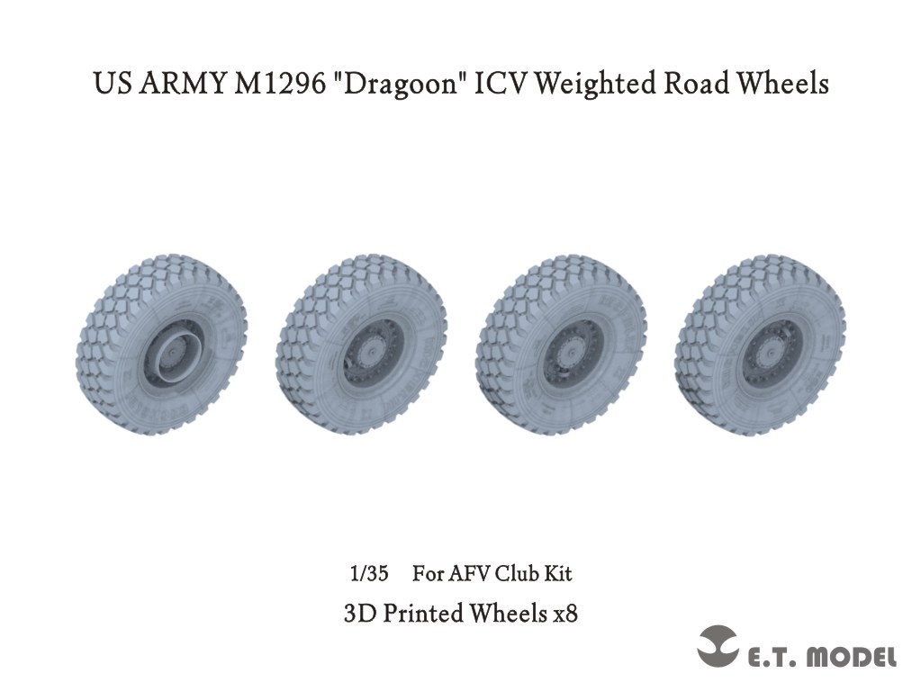 E.T.MODEL[P35-112]1/35 アメリカ陸軍M1296ドラグーンICV用自重変形