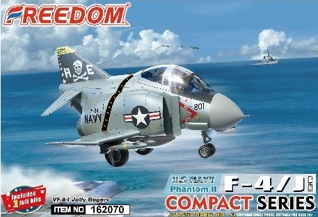 フリーダムモデルキット[FRE162070]コンパクトシリーズ：F-4J