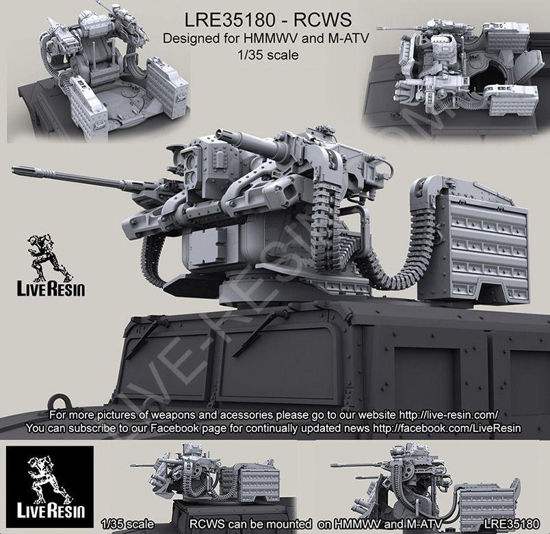 Live Resin Lre 1 35 ハンヴィー M Atv 遠隔操作銃塔 架空装備 M S Models Web Shop