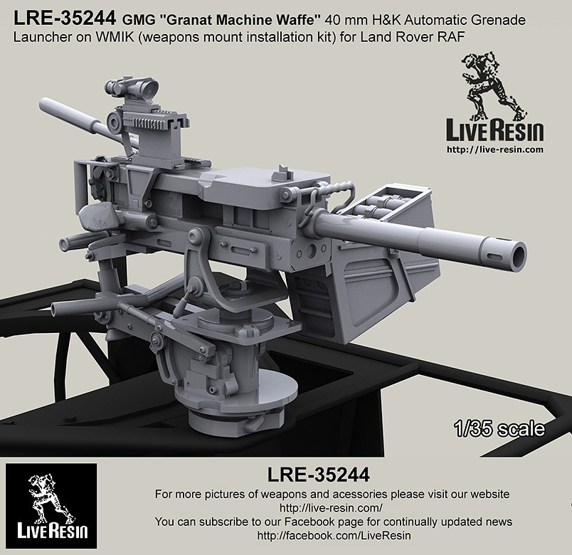 Live Resin Lre 1 35 H K Gmg40mm擲弾発射器 銃架 M S Models Web Shop