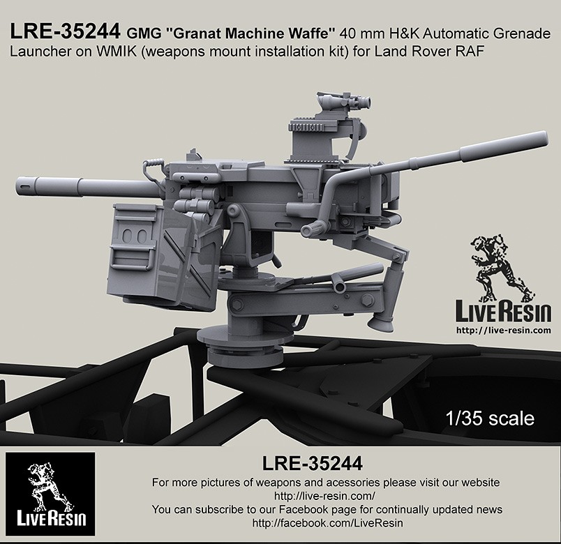 Live Resin Lre 1 35 H K Gmg40mm擲弾発射器 銃架 M S Models Web Shop