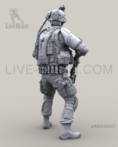 Live Resin[LRM35002]1/35 現用米陸軍歩兵(2)M4カービン装備 - M.S