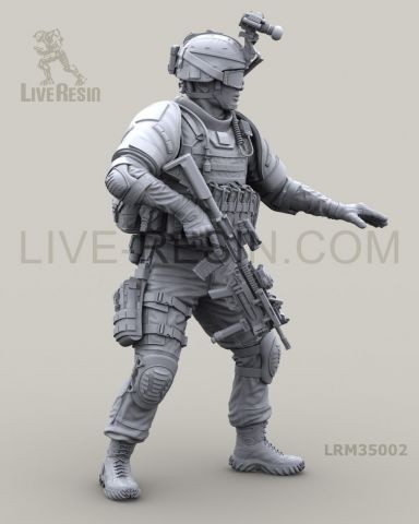 Live Resin[LRM35002]1/35 現用米陸軍歩兵(2)M4カービン装備 - M.S