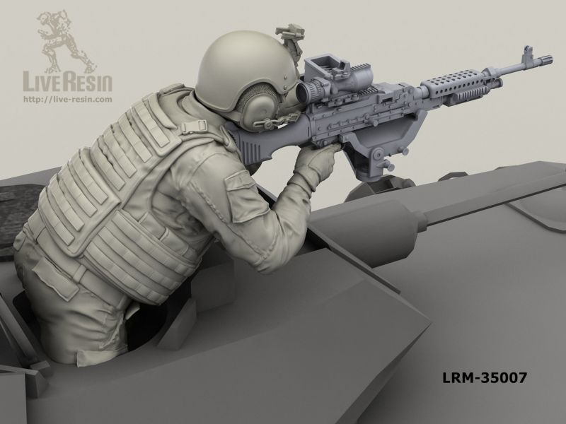 Live Resin[LRM35007]1/35 現用米海兵隊歩兵(2)MCTAGS銃塔用CVC