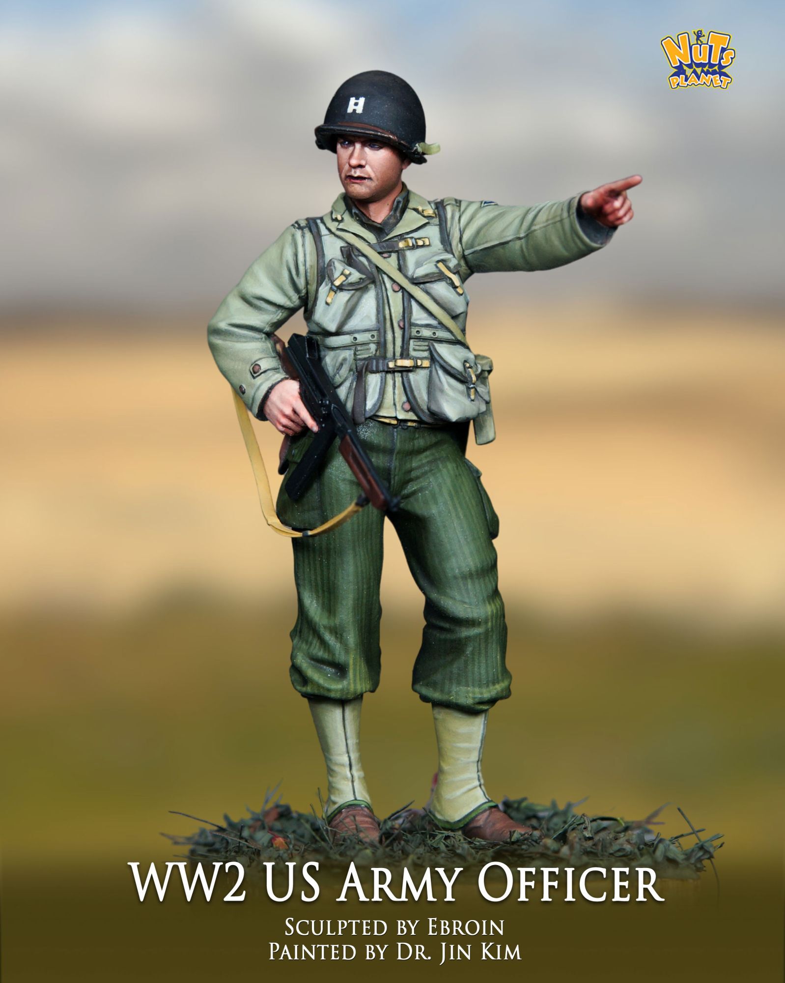 ナッツプラネット[NP-35006]1/35 WWII アメリカ陸軍将校 方角を示す士官