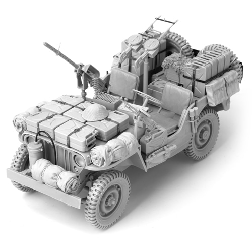 人気商品超目玉 目玉商品 1/6 スケールWWII イギリス陸軍 SAS 4×4 小型