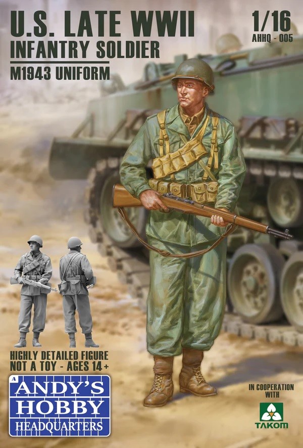 タコム[TKOAHHQ-005]1/16 WW.II 米陸軍歩兵 M1943 野戦服 - M.S Models