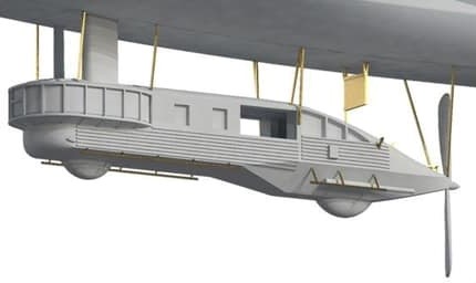 タコム[TKO6003]1/350 ツェッペリン Q級 飛行船