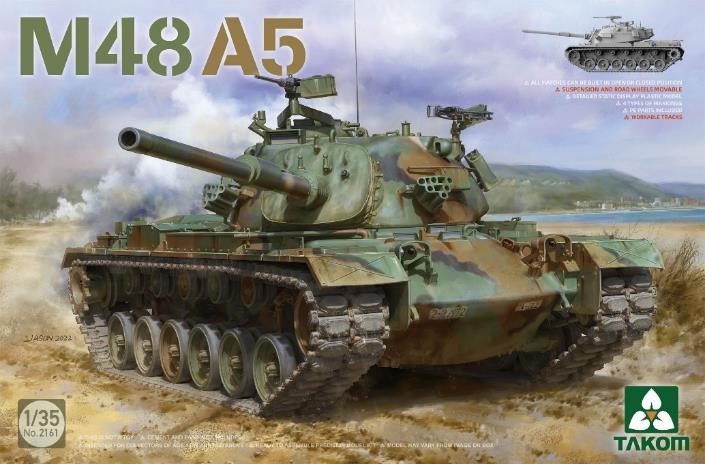 タコム[TKO2161]1/35 M48A5 パットン 主力戦車 - M.S Models Web Shop