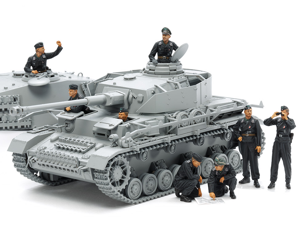1：35 第二次世界大戦 ドイツ軍 戦車兵2体 - 模型