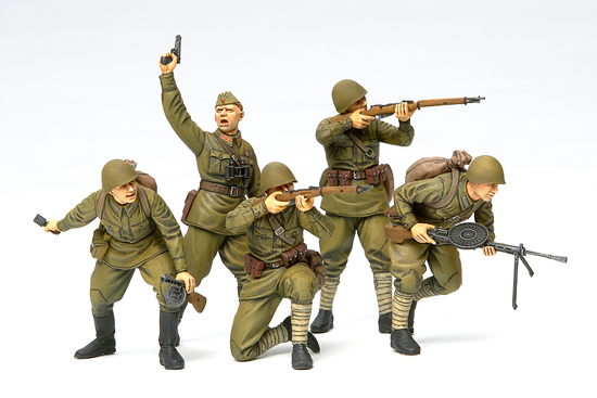 タミヤ[TAM35311] 1/35 ソビエト歩兵 突撃セット （1941-1942）