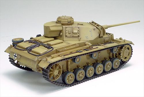 タミヤ[TAM32405] 1/35 ドイツIII号戦車L型 ロンメル野戦指揮セット （人形6体付き）