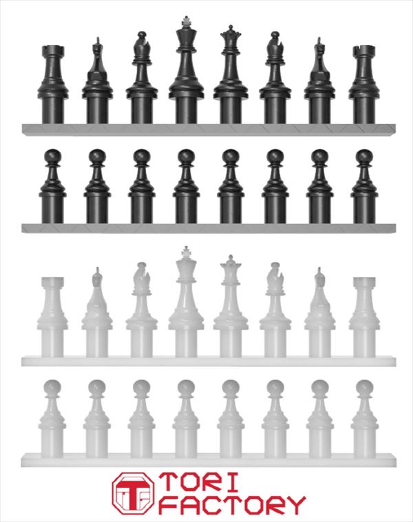 トリファクトリー[ID-12]1/12 フィギュア用チェスゲームセット - M.S