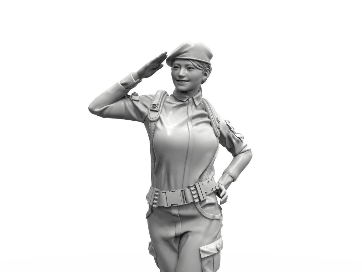 トリファクトリー[MF-01]1/35 現用 台湾陸軍女性兵士2体セット